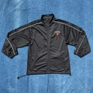 y2k Saints basketball varsity warm up zip up jacket